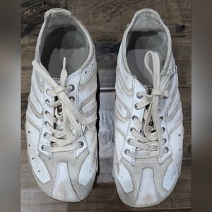 Diesel Cream and White Sneakers